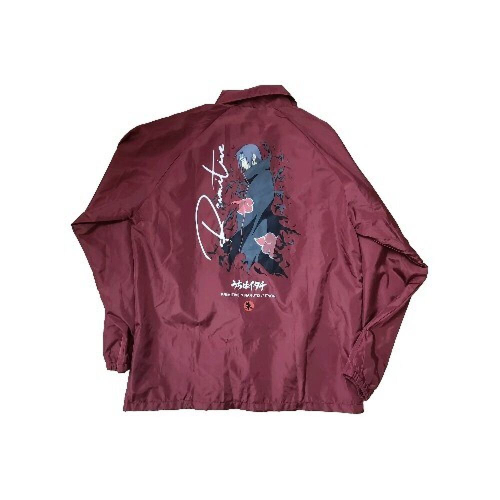 Primitive Shonen Jump Jacket Men Large Red Windbreaker Naruto Itachi Shippuden